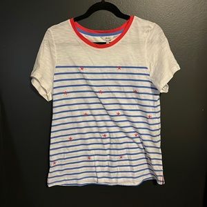 Joules striped starfish top